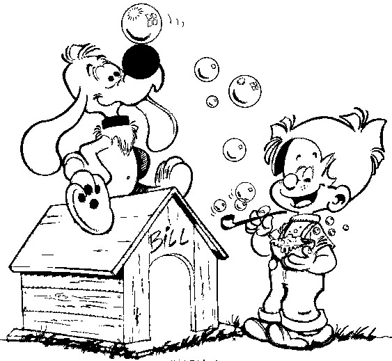 Dessin à colorier: Boule et Bill (Dessins Animés) #25383 - Coloriages à Imprimer Gratuits