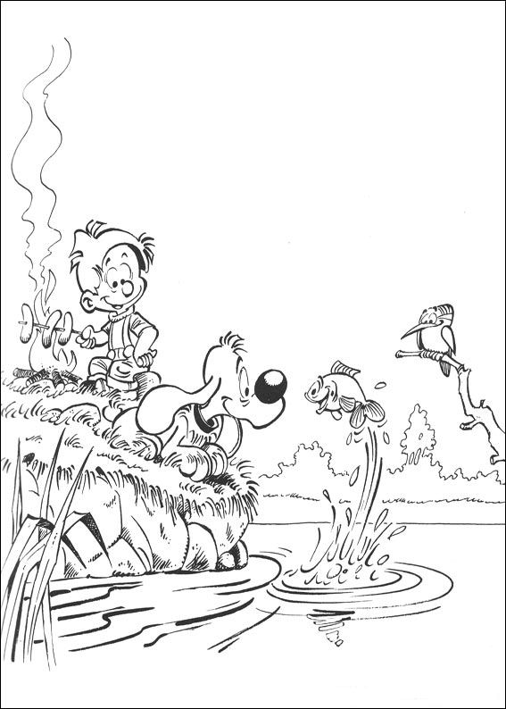 Dessin à colorier: Boule et Bill (Dessins Animés) #25388 - Coloriages à Imprimer Gratuits