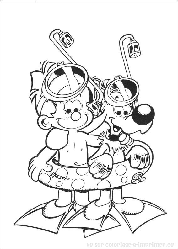 Dessin à colorier: Boule et Bill (Dessins Animés) #25442 - Coloriages à Imprimer Gratuits
