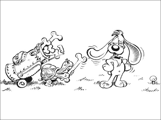 Dessin à colorier: Boule et Bill (Dessins Animés) #25452 - Coloriages à Imprimer Gratuits