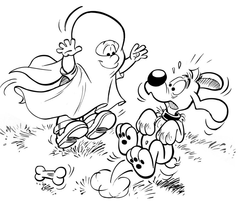 Dessin à colorier: Boule et Bill (Dessins Animés) #25462 - Coloriages à Imprimer Gratuits