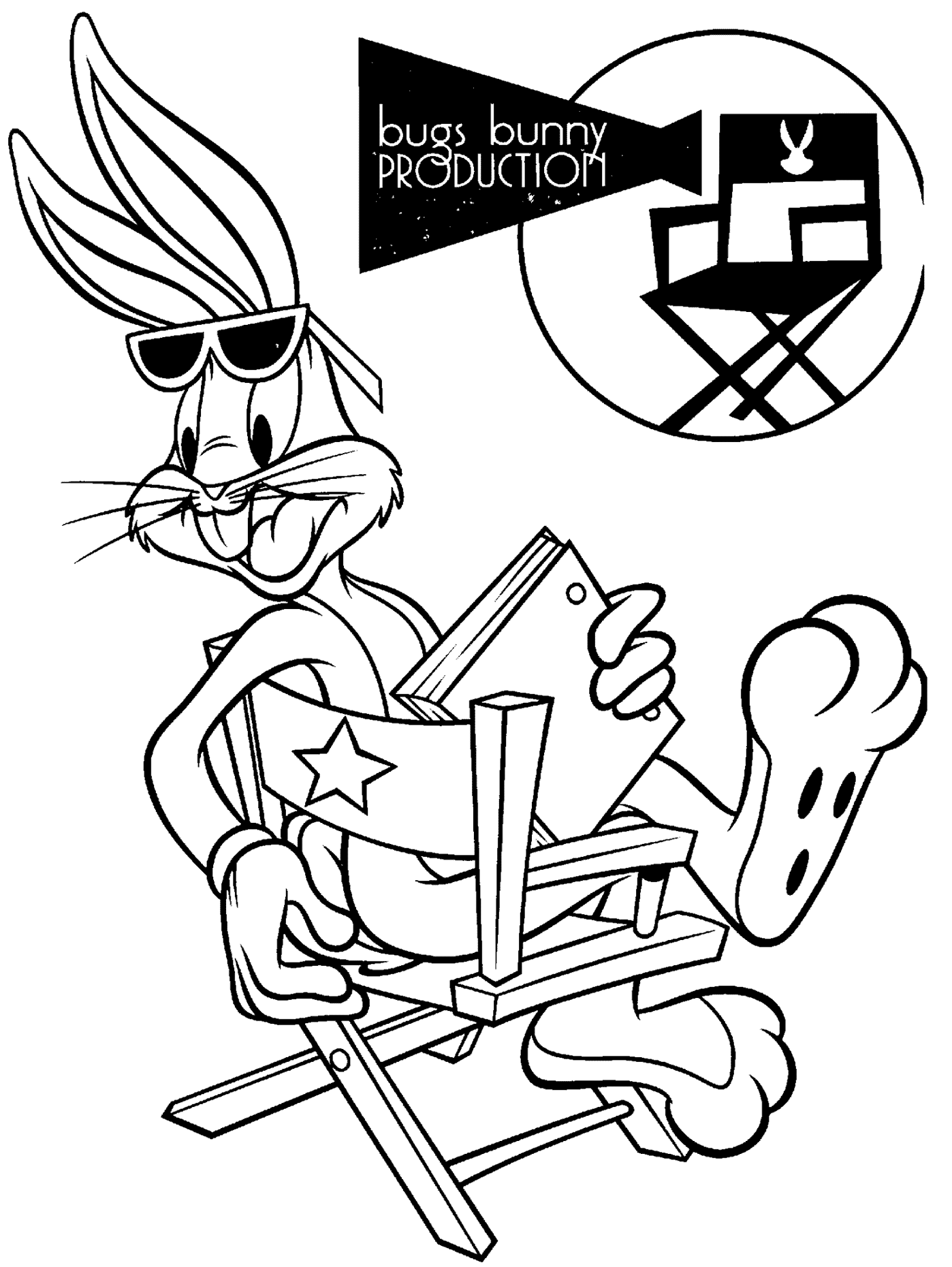 Dessin à colorier: Bugs Bunny (Dessins Animés) #26317 - Coloriages à Imprimer Gratuits