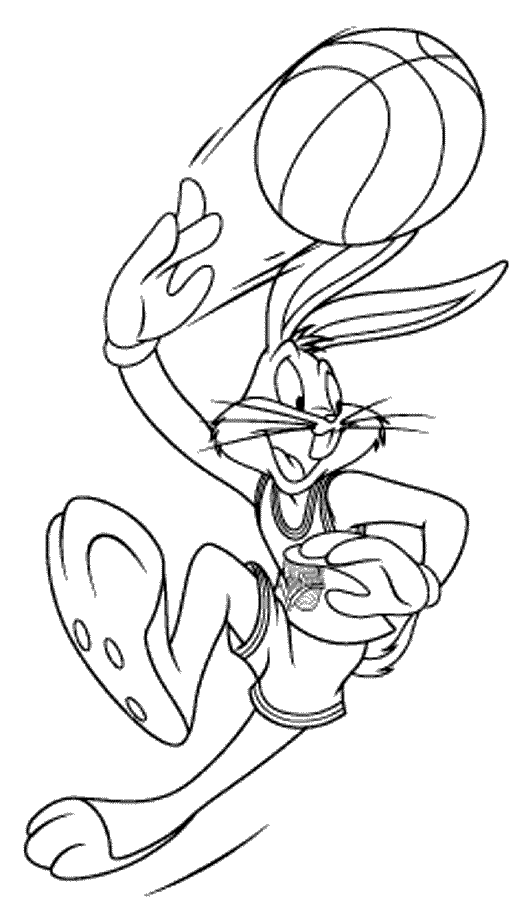 Dessin à colorier: Bugs Bunny (Dessins Animés) #26329 - Coloriages à Imprimer Gratuits