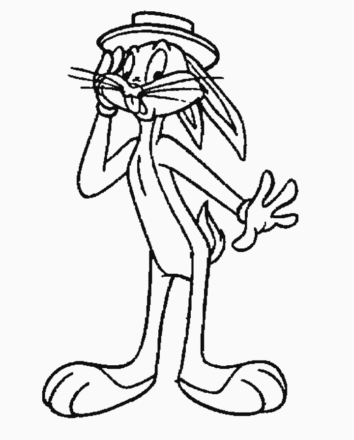 Dessin à colorier: Bugs Bunny (Dessins Animés) #26339 - Coloriages à Imprimer Gratuits