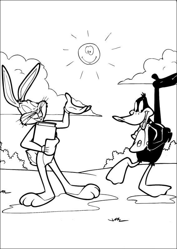 Dessin à colorier: Bugs Bunny (Dessins Animés) #26366 - Coloriages à Imprimer Gratuits