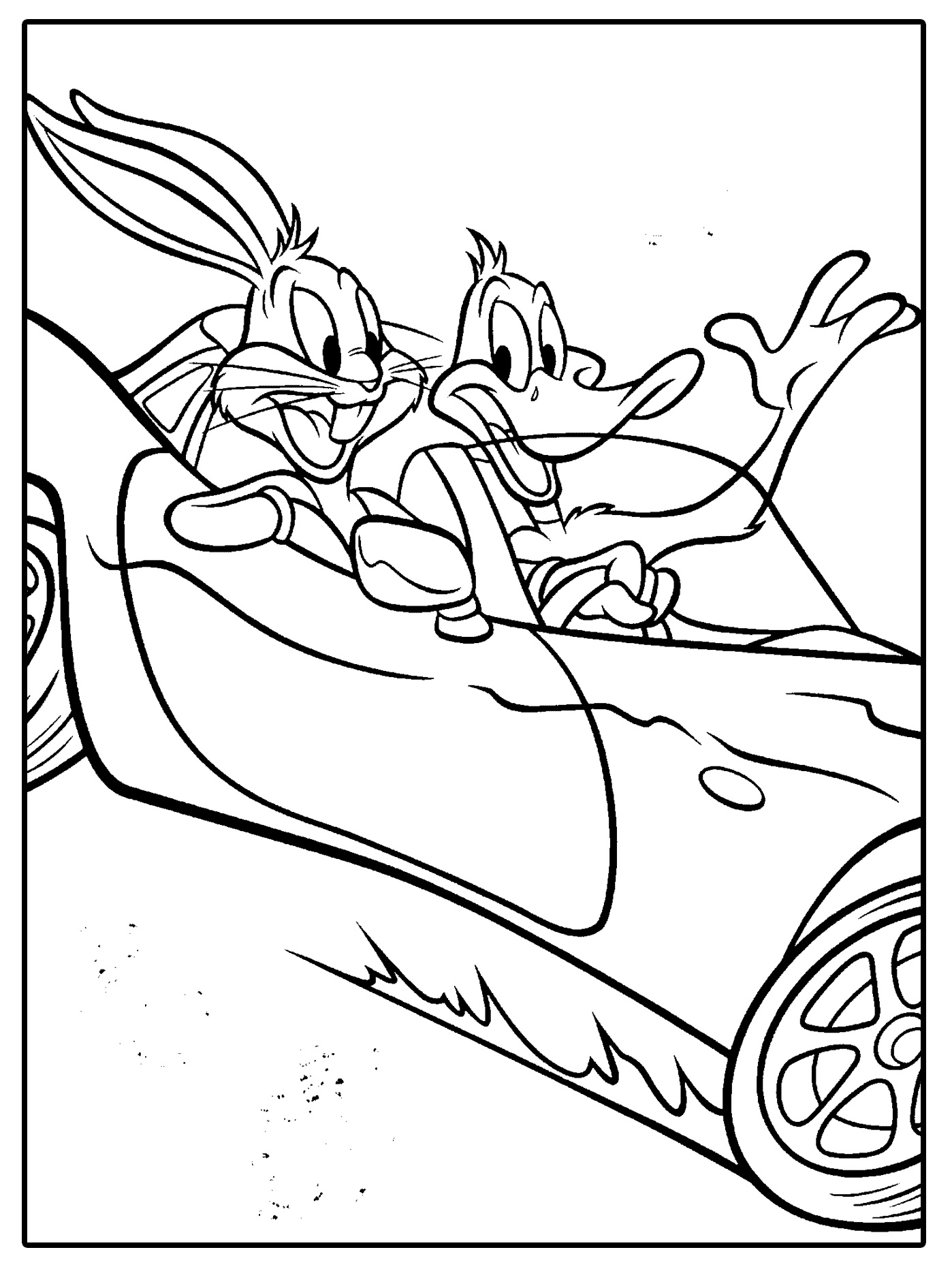Dessin à colorier: Bugs Bunny (Dessins Animés) #26411 - Coloriages à Imprimer Gratuits