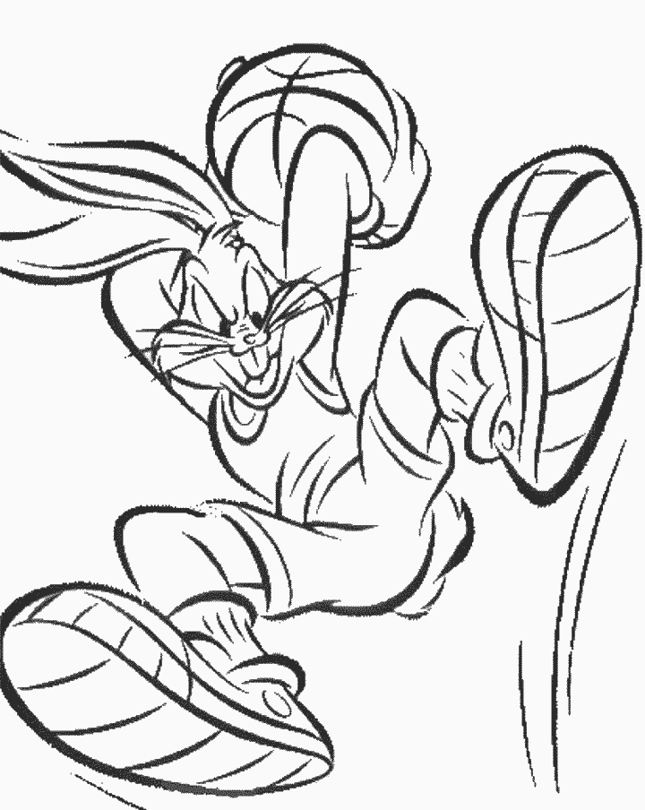 Dessin à colorier: Bugs Bunny (Dessins Animés) #26455 - Coloriages à Imprimer Gratuits