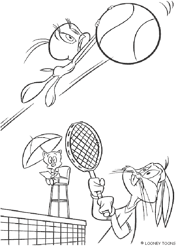 Dessin à colorier: Bugs Bunny (Dessins Animés) #26485 - Coloriages à Imprimer Gratuits