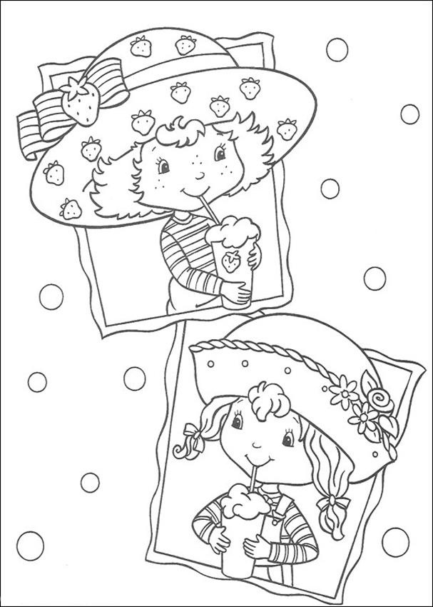 Dessin à colorier: Charlotte aux fraises / Fraisinette (Dessins Animés) #35621 - Coloriages à Imprimer Gratuits