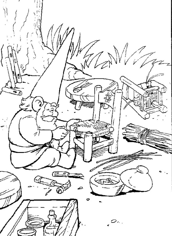 Dessin à colorier: David le Gnome (Dessins Animés) #51270 - Coloriages à Imprimer Gratuits