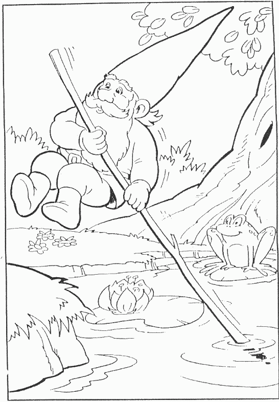 Dessin à colorier: David le Gnome (Dessins Animés) #51380 - Coloriages à Imprimer Gratuits