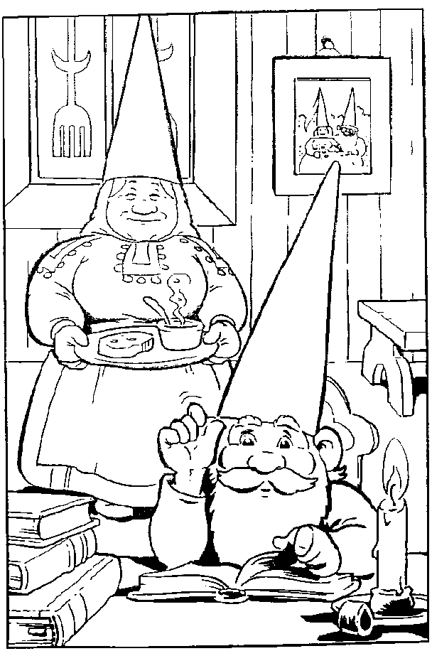 Dessin à colorier: David le Gnome (Dessins Animés) #51382 - Coloriages à Imprimer Gratuits