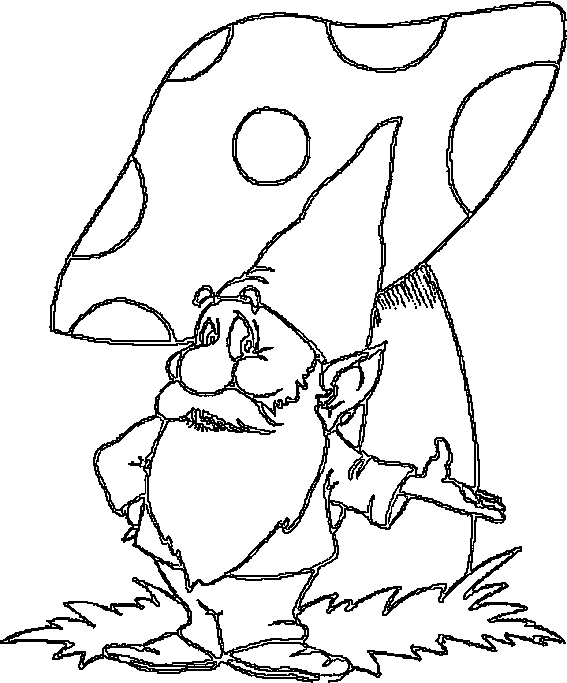 Dessin à colorier: David le Gnome (Dessins Animés) #51383 - Coloriages à Imprimer Gratuits