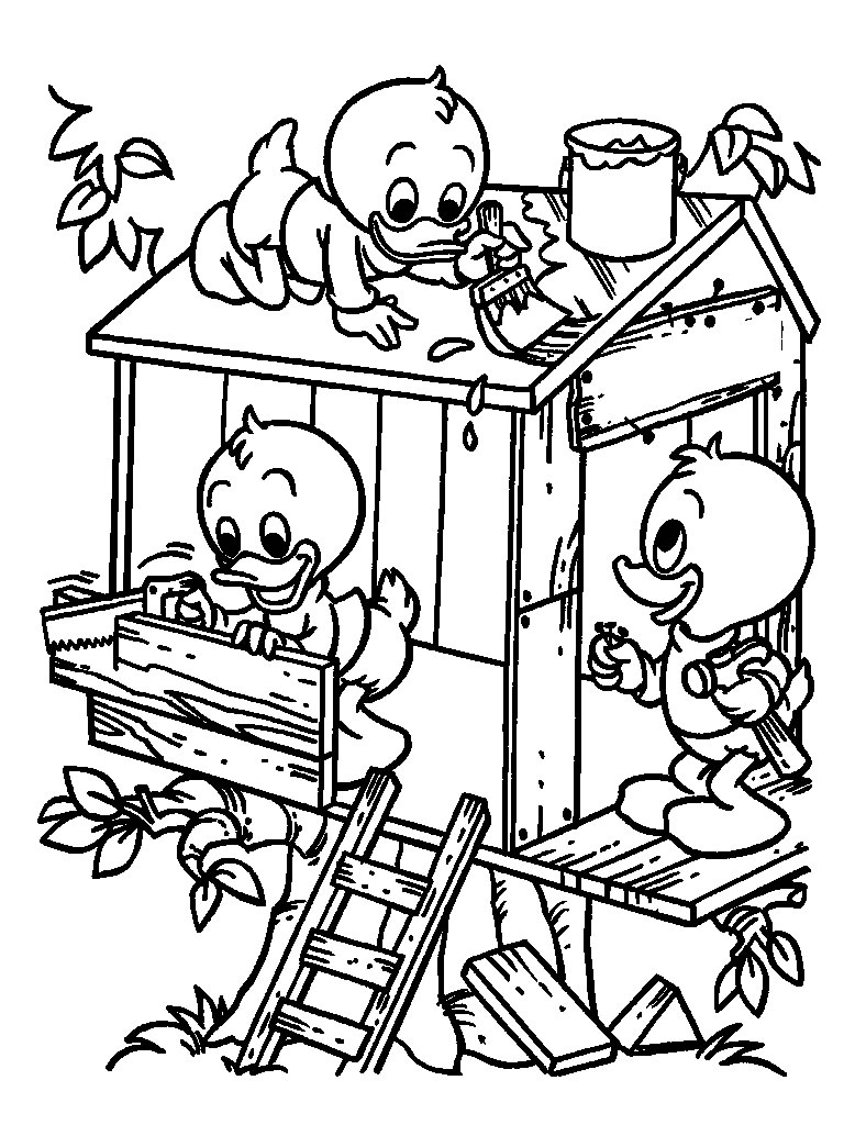 Dessin à colorier: Donald Duck (Dessins Animés) #30165 - Coloriages à Imprimer Gratuits