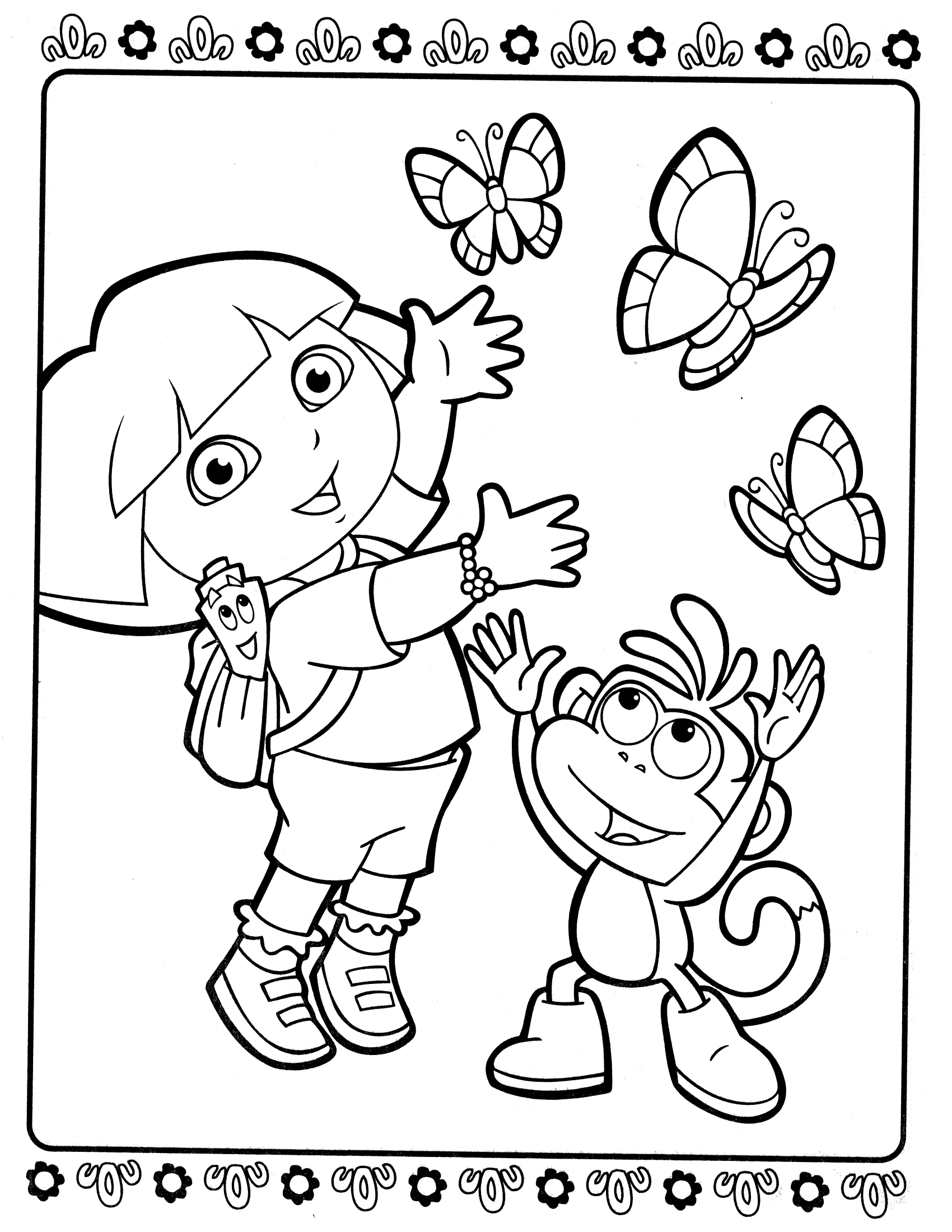 Coloriage Dora l'Exploratrice #26 (Dessins Animés ...