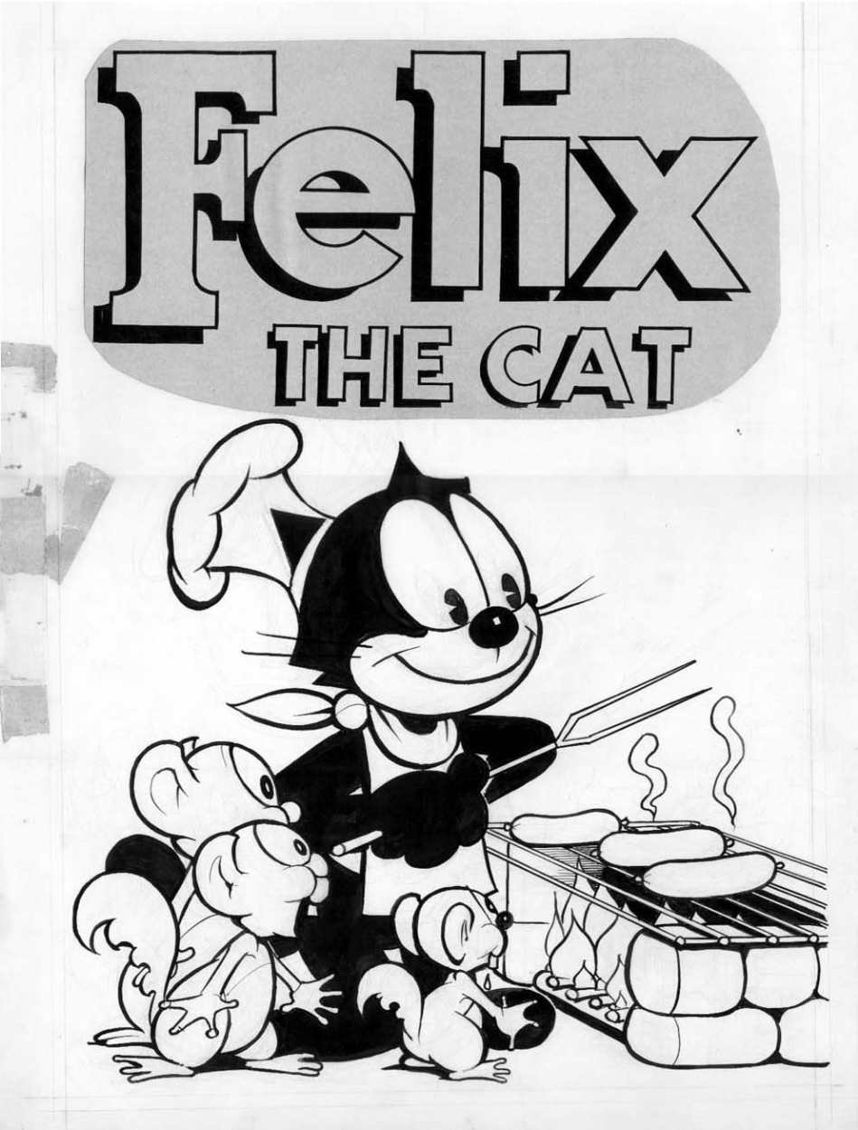 Dessin à colorier: Félix le Chat (Dessins Animés) #47866 - Coloriages à Imprimer Gratuits