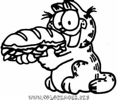 Dessin à colorier: Garfield (Dessins Animés) #26139 - Coloriages à Imprimer Gratuits