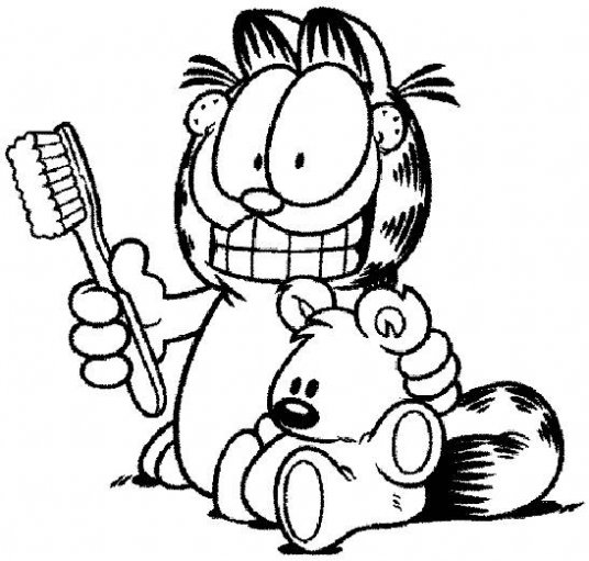 Dessin à colorier: Garfield (Dessins Animés) #26156 - Coloriages à Imprimer Gratuits