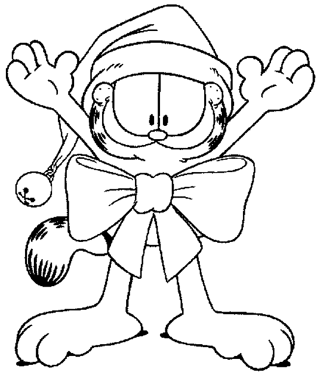 Dessin à colorier: Garfield (Dessins Animés) #26160 - Coloriages à Imprimer Gratuits