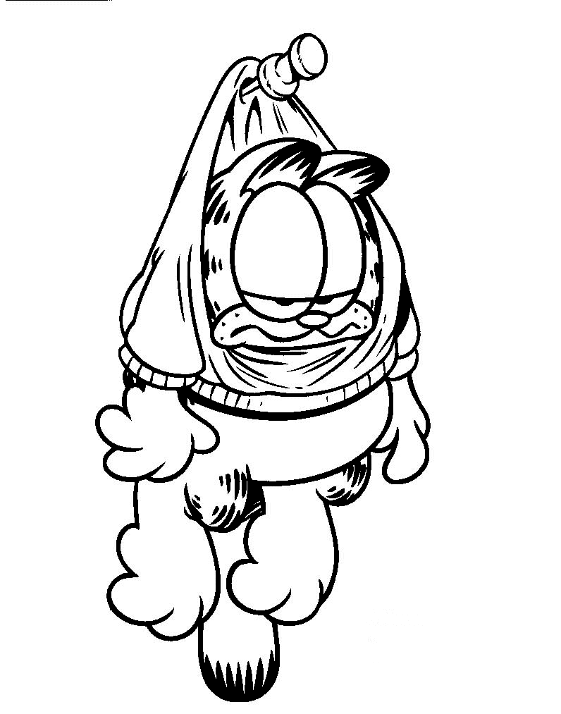 Dessin à colorier: Garfield (Dessins Animés) #26162 - Coloriages à Imprimer Gratuits