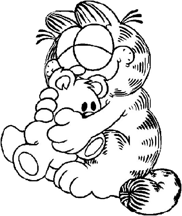 Dessin à colorier: Garfield (Dessins Animés) #26197 - Coloriages à Imprimer Gratuits