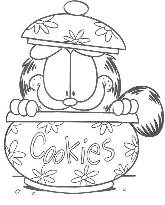 Dessin à colorier: Garfield (Dessins Animés) #26231 - Coloriages à Imprimer Gratuits