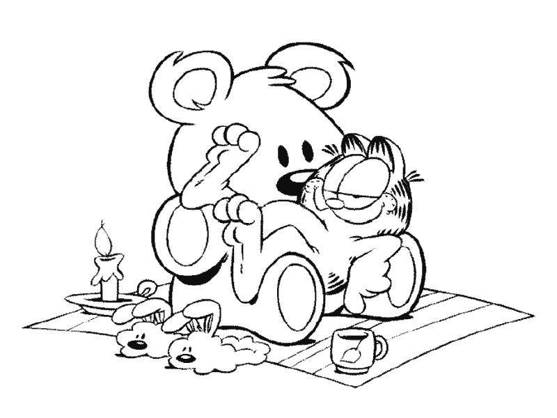 Dessin à colorier: Garfield (Dessins Animés) #26287 - Coloriages à Imprimer Gratuits