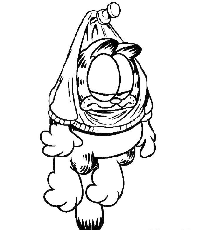 Dessin à colorier: Garfield (Dessins Animés) #26288 - Coloriages à Imprimer Gratuits
