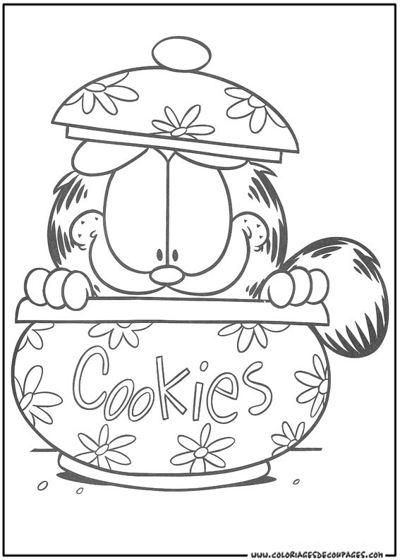 Dessin à colorier: Garfield (Dessins Animés) #26297 - Coloriages à Imprimer Gratuits