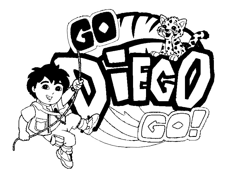 Dessin à colorier: Go Diego! (Dessins Animés) #48551 - Coloriages à Imprimer Gratuits