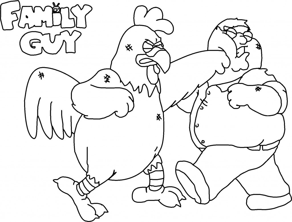 Dessin à colorier: Griffins (Dessins Animés) #48841 - Coloriages à Imprimer Gratuits
