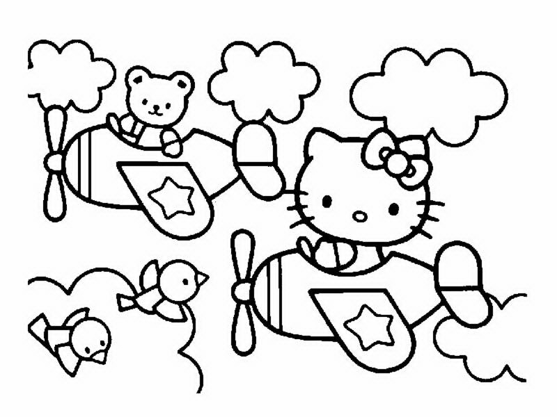 Dessin à colorier: Hello Kitty (Dessins Animés) #36784 - Coloriages à Imprimer Gratuits