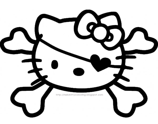 Dessin à colorier: Hello Kitty (Dessins Animés) #36820 - Coloriages à Imprimer Gratuits