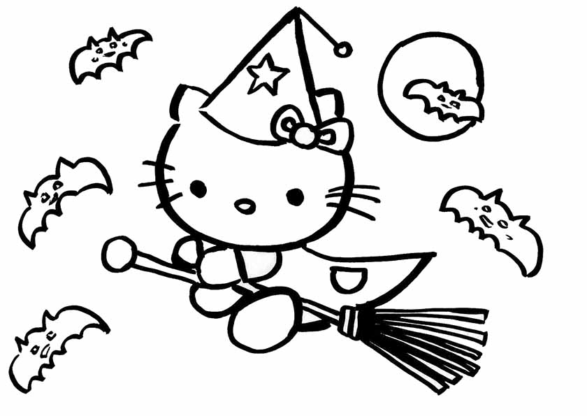 Dessin à colorier: Hello Kitty (Dessins Animés) #36890 - Coloriages à Imprimer Gratuits
