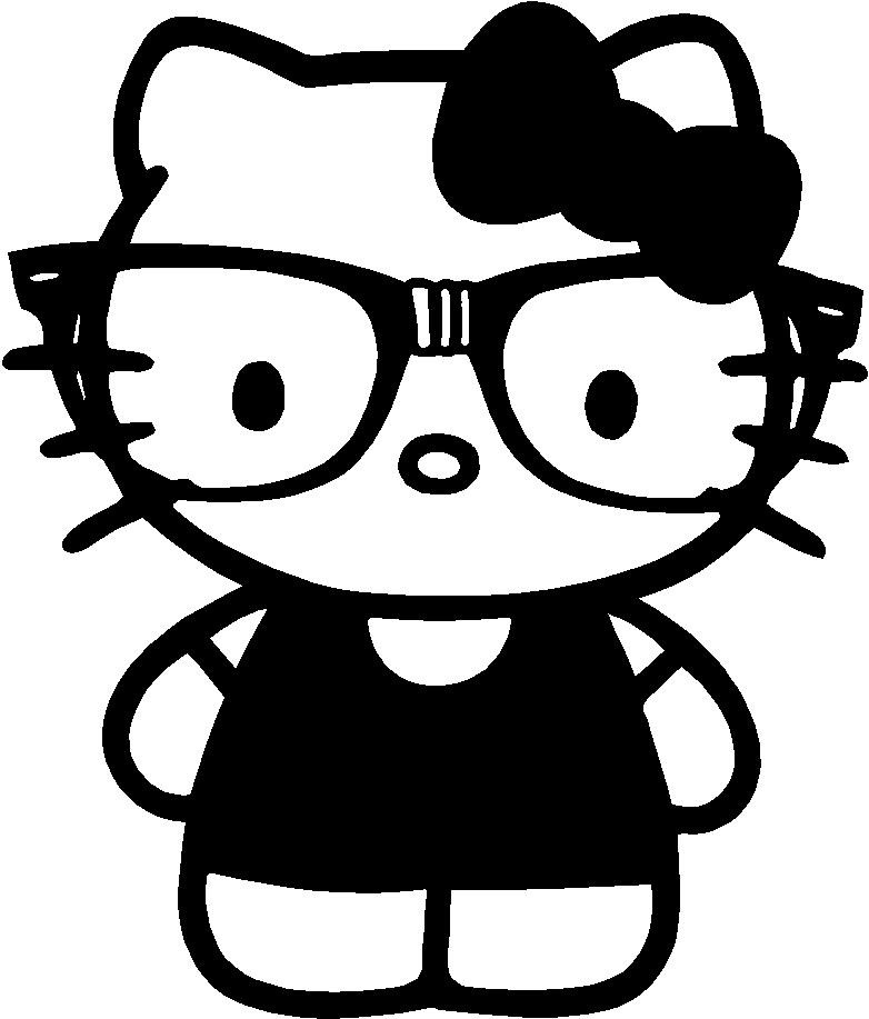 Dessin à colorier: Hello Kitty (Dessins Animés) #37052 - Coloriages à Imprimer Gratuits