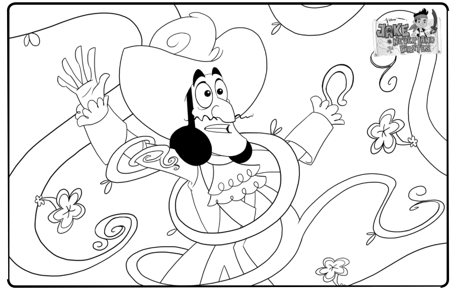 Dessin à colorier: Jake et les Pirates du Pays imaginaire (Dessins Animés) #42458 - Coloriages à Imprimer Gratuits