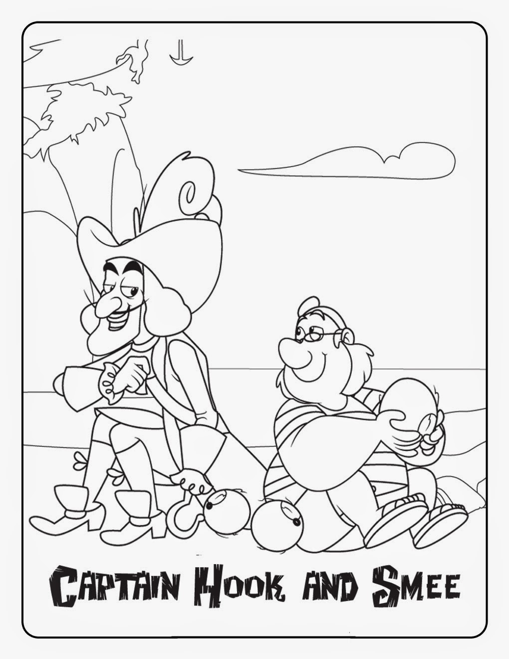 Dessin à colorier: Jake et les Pirates du Pays imaginaire (Dessins Animés) #42478 - Coloriages à Imprimer Gratuits