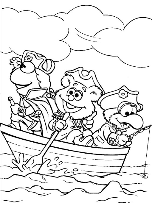 Dessin à colorier: Muppets (Dessins Animés) #31911 - Coloriages à Imprimer Gratuits