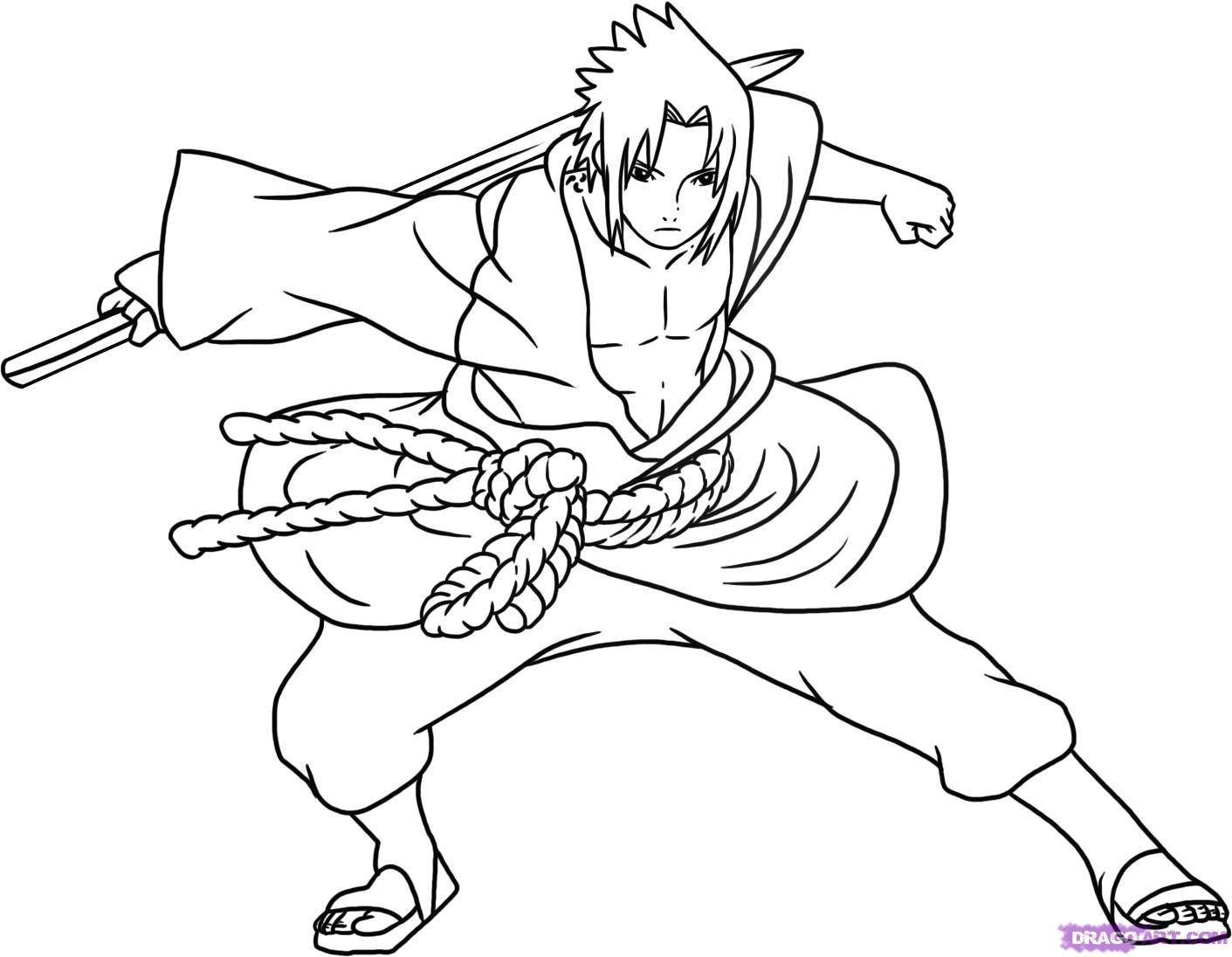 Dessin à colorier: Naruto (Dessins Animés) #38092 - Coloriages à Imprimer Gratuits