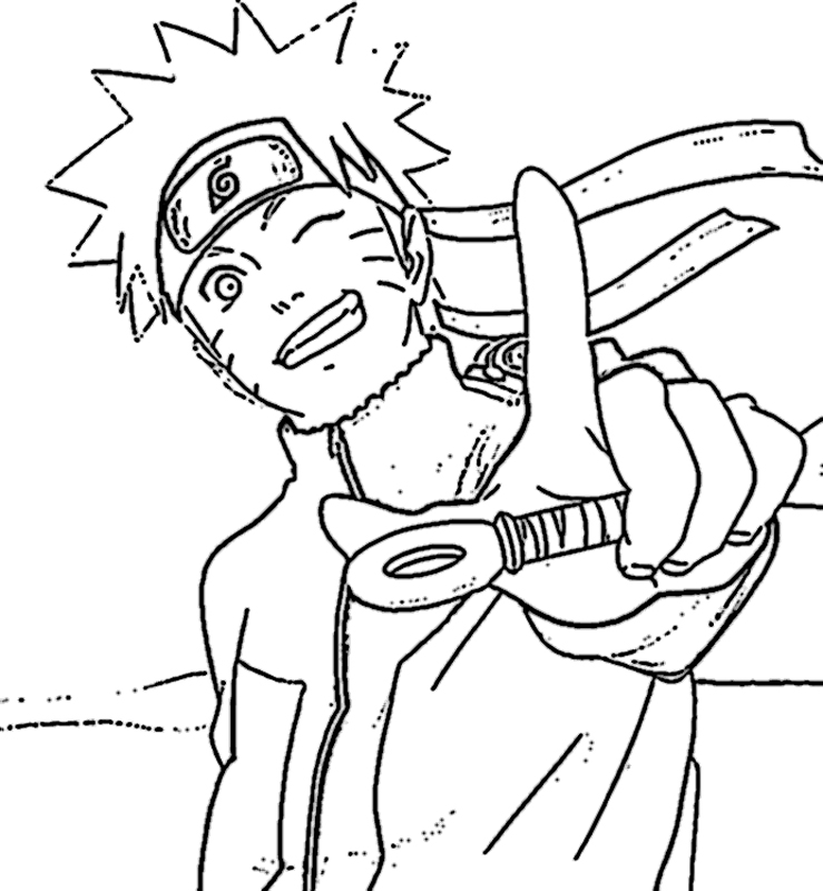 Dessin à colorier: Naruto (Dessins Animés) #38155 - Coloriages à Imprimer Gratuits