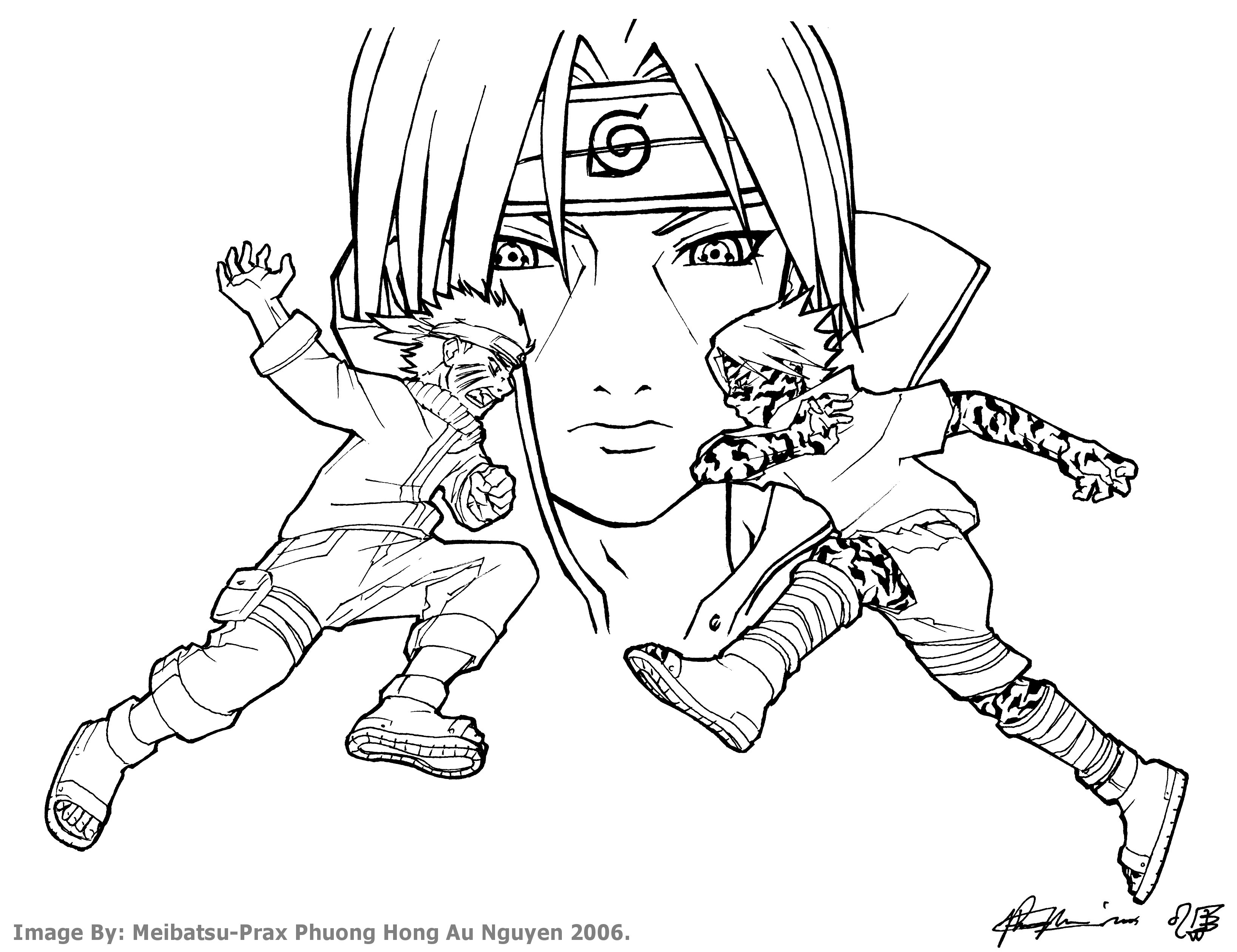 Dessin à colorier: Naruto (Dessins Animés) #38156 - Coloriages à Imprimer Gratuits