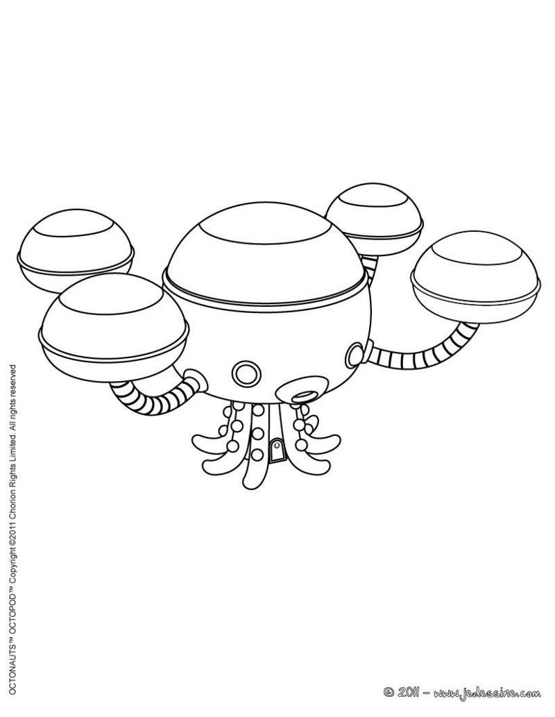 Dessin à colorier: Octonauts (Dessins Animés) #40588 - Coloriages à Imprimer Gratuits