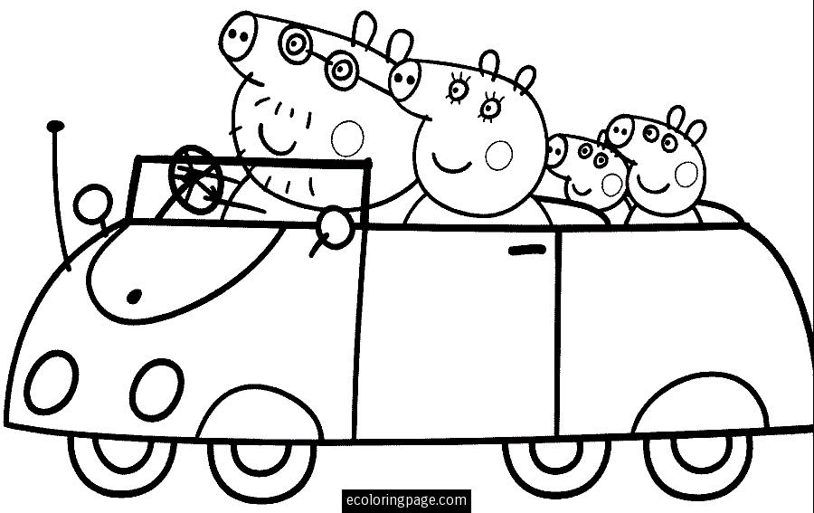 Dessin à colorier: Peppa Pig (Dessins Animés) #43913 - Coloriages à Imprimer Gratuits