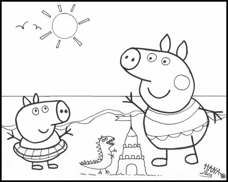 Dessin à colorier: Peppa Pig (Dessins Animés) #43941 - Coloriages à Imprimer Gratuits