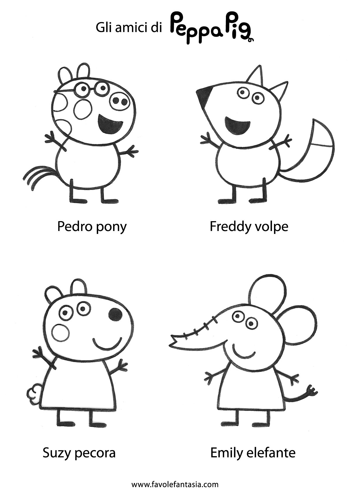 Dessin à colorier: Peppa Pig (Dessins Animés) #43943 - Coloriages à Imprimer Gratuits