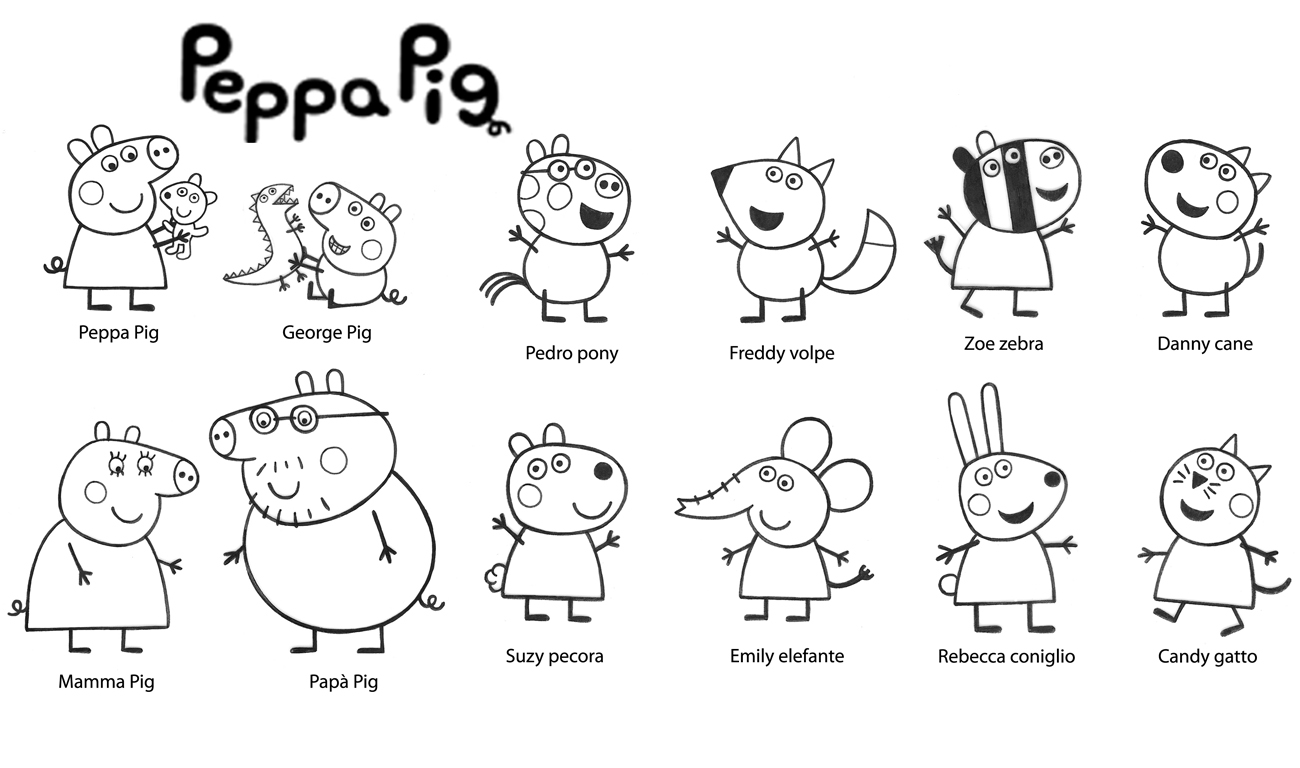 Dessin à colorier: Peppa Pig (Dessins Animés) #43952 - Coloriages à Imprimer Gratuits
