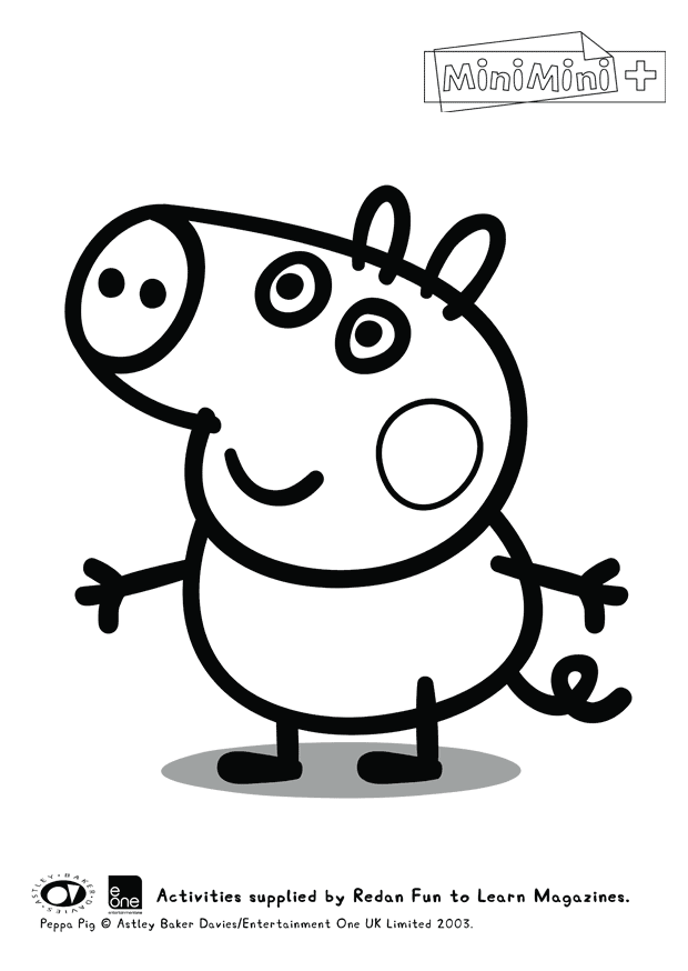 Dessin à colorier: Peppa Pig (Dessins Animés) #43958 - Coloriages à Imprimer Gratuits