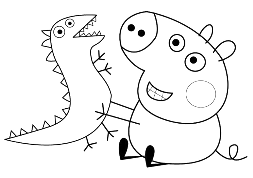Dessin à colorier: Peppa Pig (Dessins Animés) #43961 - Coloriages à Imprimer Gratuits
