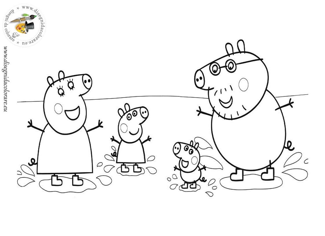 Dessin à colorier: Peppa Pig (Dessins Animés) #43972 - Coloriages à Imprimer Gratuits