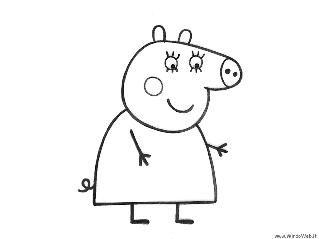 Dessin à colorier: Peppa Pig (Dessins Animés) #43982 - Coloriages à Imprimer Gratuits